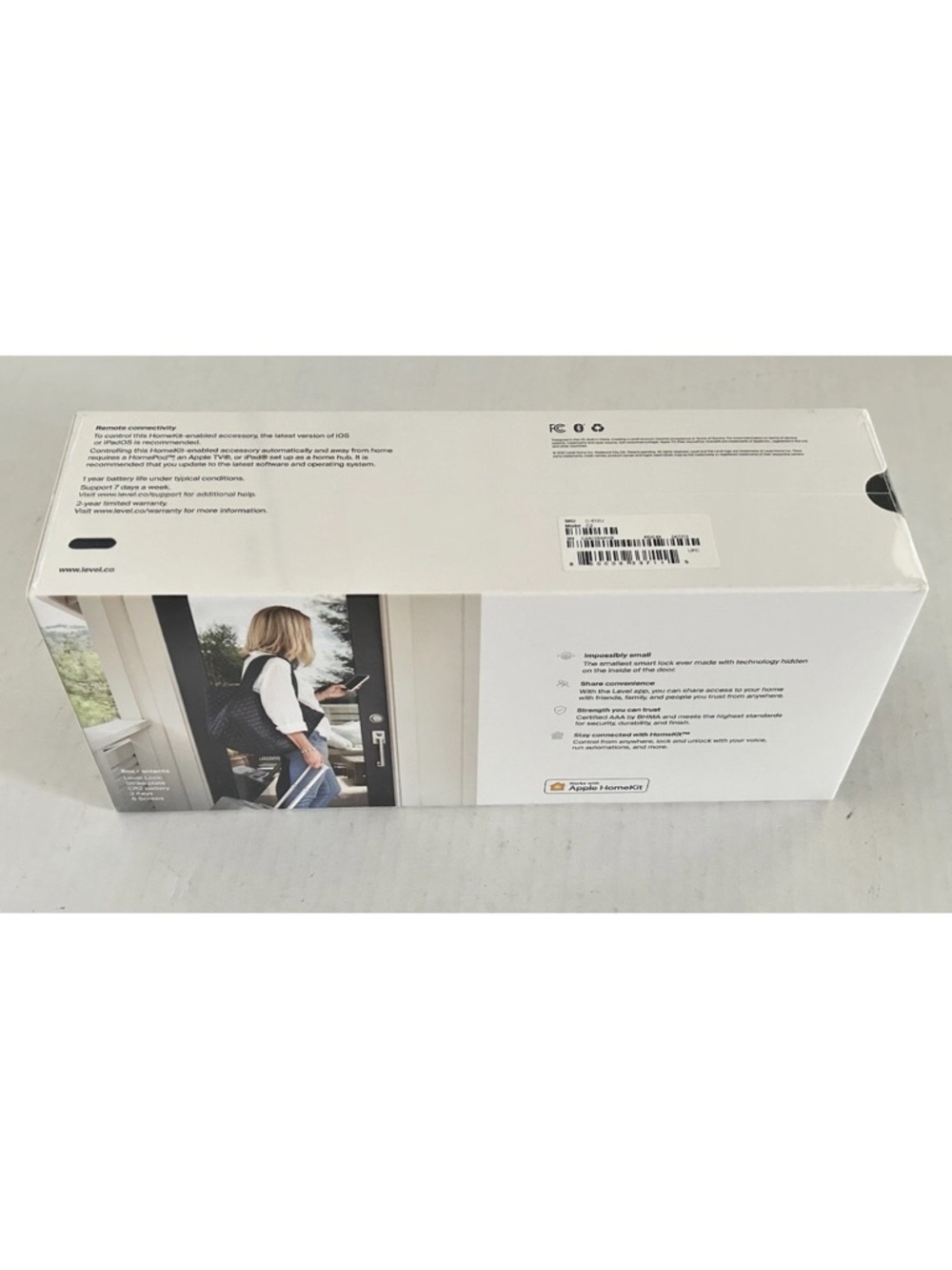 Level Lock C-E12U Model C2 The Invisible Smart Lock Silver Ring Alexa Compatible - Picture 11 of 15